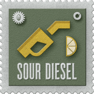 Sour Diesel Stickers